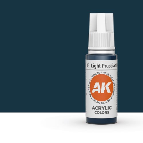 Przejdź do produktu AK Interactive 11186 - Farba akrylowa Light Prussian Blue 17ml