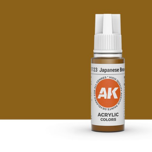 Przejdź do produktu AK Interactive 11123 - Farba akrylowa Japanese Brown 17ml