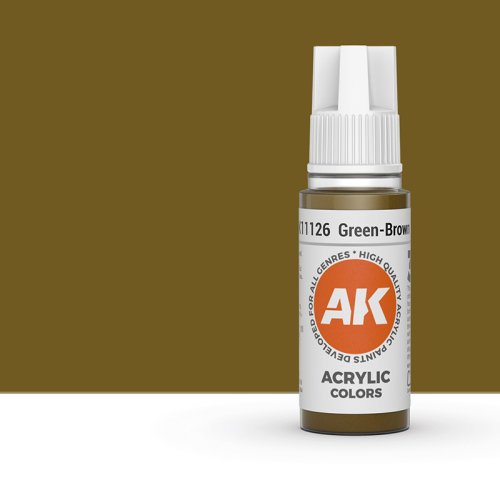 Przejdź do produktu AK Interactive 11126 - Farba akrylowa Green-Brown 17ml