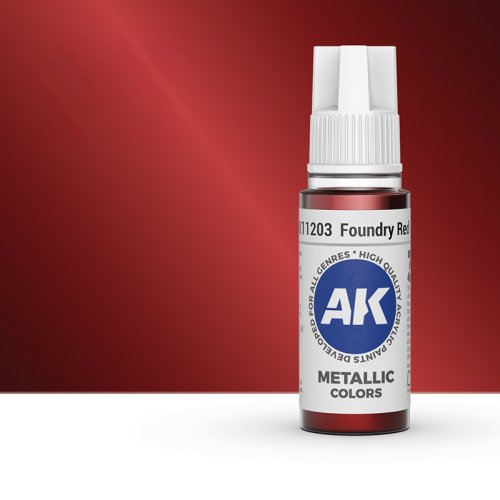 Przejdź do produktu AK Interactive 11203 - Farba akrylowa Foundry Red 17ml