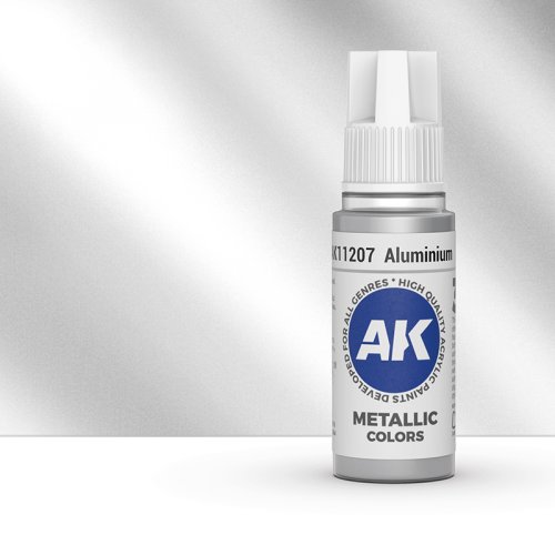 Przejdź do produktu AK Interactive 11207 - Farba akrylowa Aluminium 17ml