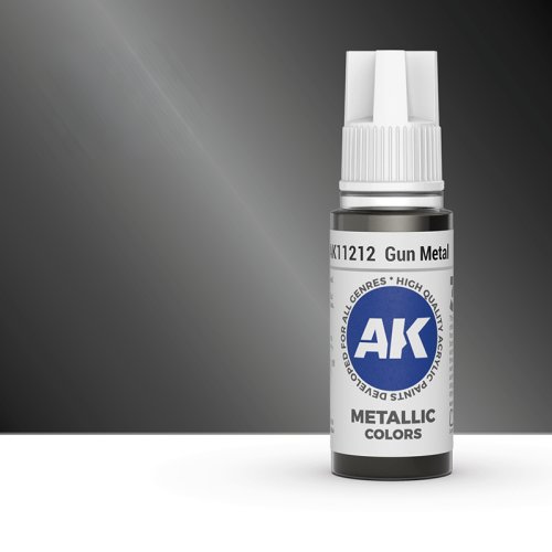 Przejdź do produktu AK Interactive 11212 - Farba akrylowa Gun Metal 17ml