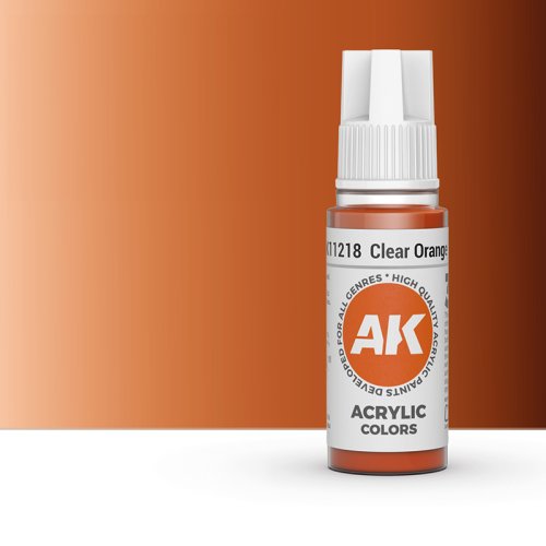 Przejdź do produktu AK Interactive 11218 - Farba akrylowa Clear Orange 17ml
