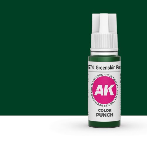 Przejdź do produktu AK Interactive 11274 - Farba akrylowa Greenskin Color Punch 17ml