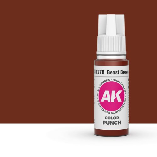 Przejdź do produktu AK Interactive 11278 - Farba akrylowa Beast Brown Color Punch 17ml