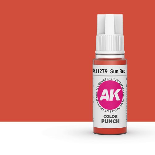Przejdź do produktu AK Interactive 11279 - Farba akrylowa Sun Red Color Punch 17ml