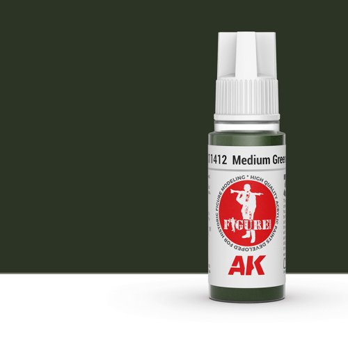 Przejdź do produktu AK Interactive 11412 - Farba akrylowa Medium Green 17ml