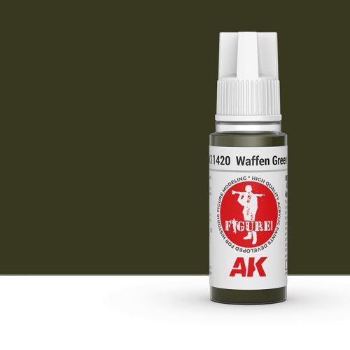 Przejdź do produktu AK Interactive 11420 - Farba akrylowa Waffen Green 17ml