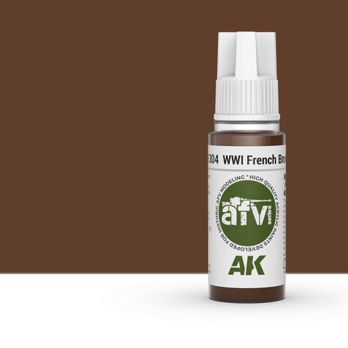Przejdź do produktu AK Interactive 11304 - Farba akrylowa WWI French Brown 17ml