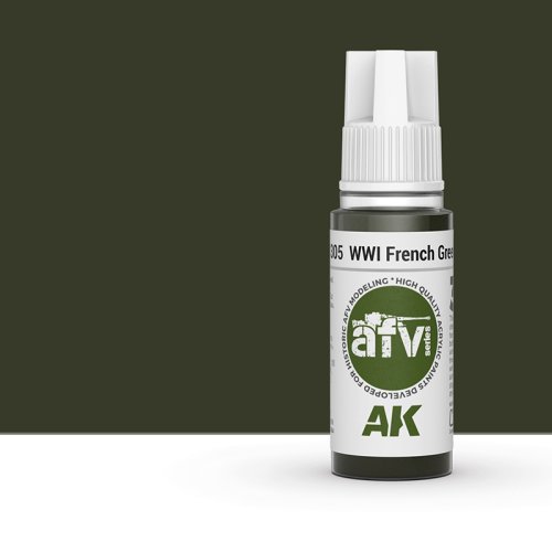 Przejdź do produktu AK Interactive 11305 - Farba akrylowa WWI French Green 1  17ml