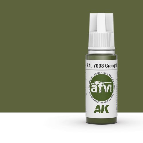 Przejdź do produktu AK Interactive 11314 - Farba akrylowa RAL 7008 Graugrün Opt 2  17ml