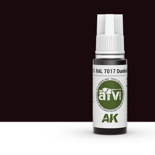 Przejdź do produktu AK Interactive 11315 - Farba akrylowa RAL 7017 Dunkelbraun 17ml