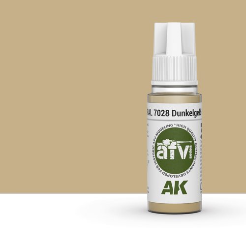 Przejdź do produktu AK Interactive 11320 - Farba akrylowa RAL 7028 Dunkelgelb Variant 17ml