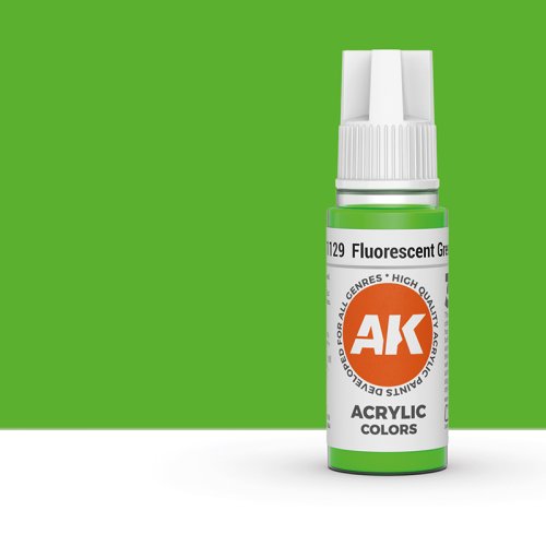 Przejdź do produktu AK Interactive 11129 - Farba akrylowa Fluorescent Green 17ml