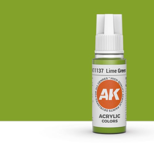 Przejdź do produktu AK Interactive 11137 - Farba akrylowa Lime Green 17ml