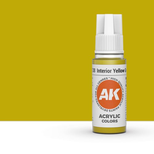 Przejdź do produktu AK Interactive 11138 - Farba akrylowa Interior Yellow Green 17ml