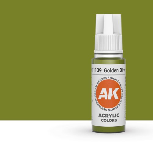 Przejdź do produktu AK Interactive 11139 - Farba akrylowa Golden Olive 17ml