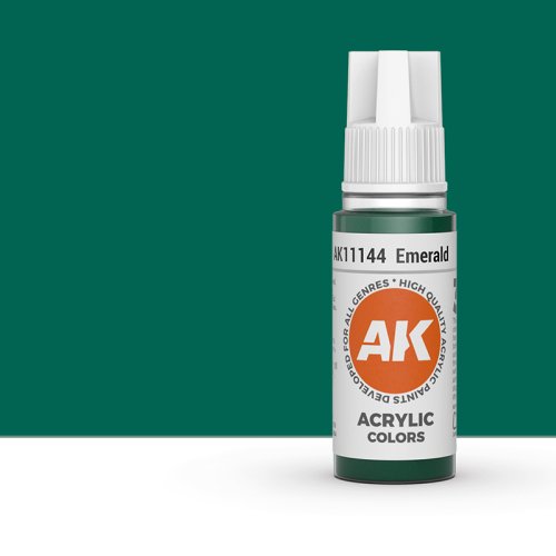 Przejdź do produktu AK Interactive 11144 - Farba akrylowa Emerald 17ml