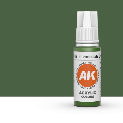 Przejdź do produktu AK Interactive 11149 - Farba akrylowa Intermediate Green 17ml