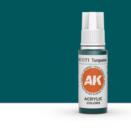 Przejdź do produktu AK Interactive 11171 - Farba akrylowa Turquoise 17ml