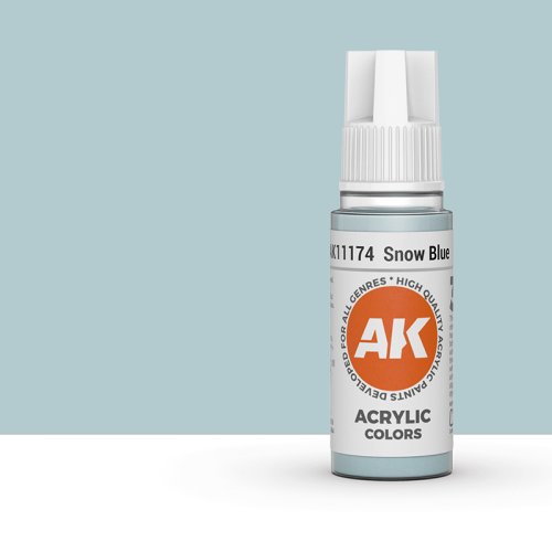 Przejdź do produktu AK Interactive 11174 - Farba akrylowa Snow Blue 17ml