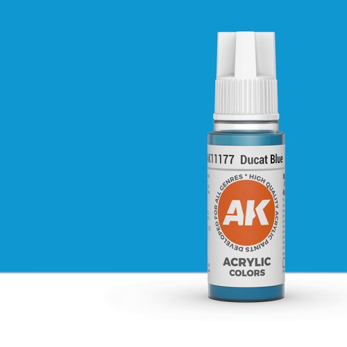 Przejdź do produktu AK Interactive 11177 - Farba akrylowa Ducat Blue 17ml