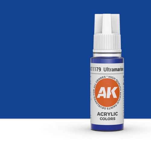 Przejdź do produktu AK Interactive 11179 - Farba akrylowa Ultramarine 17ml
