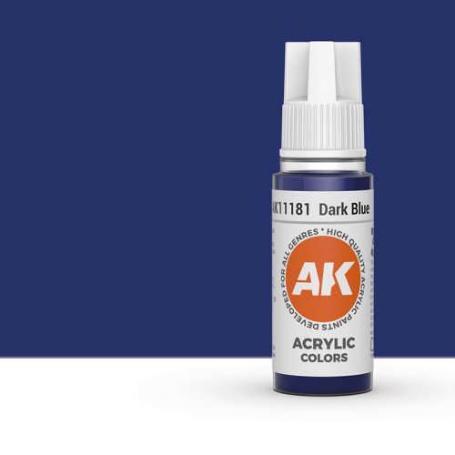 Przejdź do produktu AK Interactive 11181 - Farba akrylowa Dark Blue 17ml