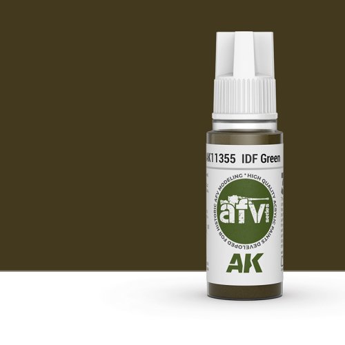 Przejdź do produktu AK Interactive 11355 - Farba akrylowa IDF Green 17ml