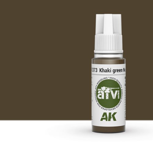 Przejdź do produktu AK Interactive 11373 - Farba akrylowa Khaki Green No.3 17ml