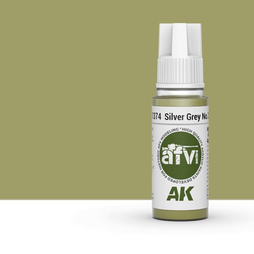 Przejdź do produktu AK Interactive 11374 - Farba akrylowa Silver Grey No.28 17ml