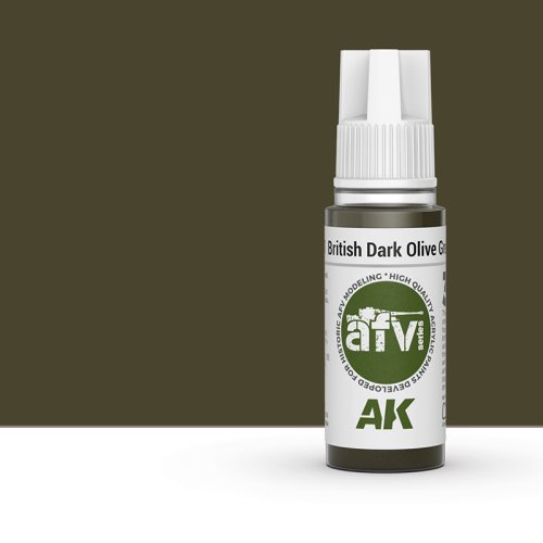 Przejdź do produktu AK Interactive 11381 - Farba akrylowa British Dark Olive Green PFI 17ml
