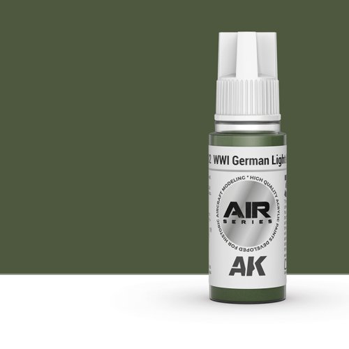 Przejdź do produktu AK Interactive 11802 - Farba akrylowa WWI German Light Green 17ml