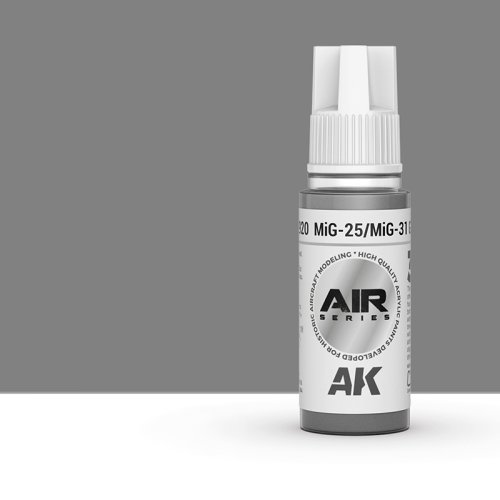 Przejdź do produktu AK Interactive 11920 - Farba akrylowa MiG-25/MiG-31 Grey 17ml