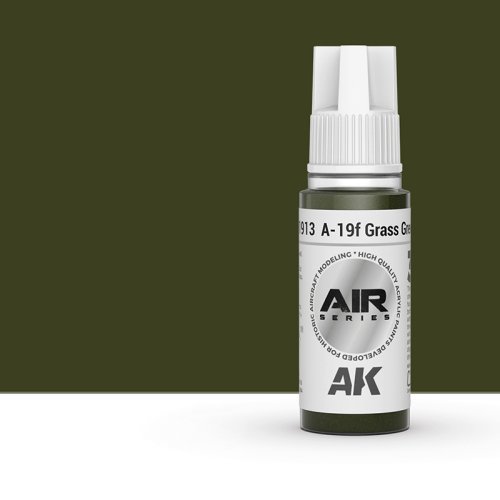 Przejdź do produktu AK Interactive 11913 - Farba akrylowa A-19f Grass Green 17ml