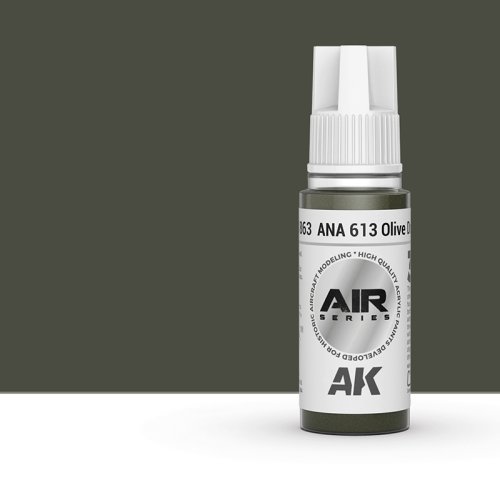 Przejdź do produktu AK Interactive 11863 - Farba akrylowa ANA 613 Olive Drab 17ml