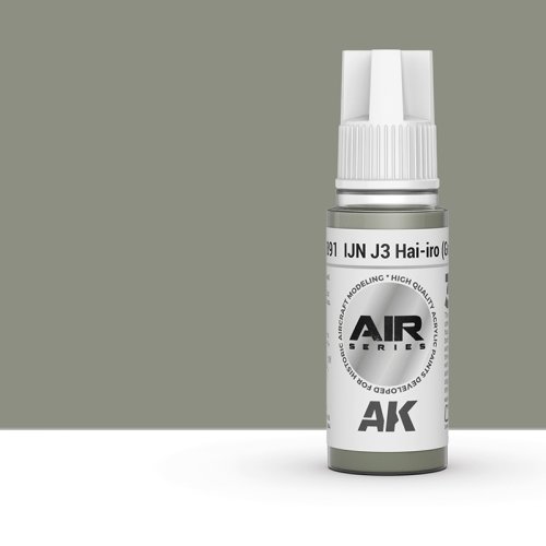 Przejdź do produktu AK Interactive 11891 - Farba akrylowa IJN J3 Hai-iro - Grey 17ml