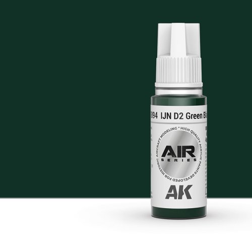 Przejdź do produktu AK Interactive 11894 - Farba akrylowa IJN D2 Green Black 17ml