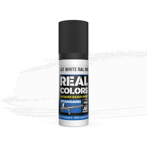 Przejdź do produktu AK Interactive RC806 - Farba Flat White RAL 9003 17 ml