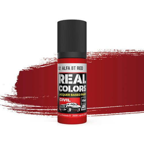 Przejdź do produktu AK Interactive RC832 - Farba Alfa BT Red 17 ml