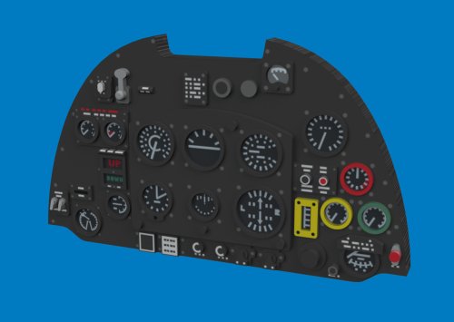 Przejdź do produktu Eduard 644348 - 1:48 Spitfire Mk.IXe LööK żywiczna tablica i metalowe pasy