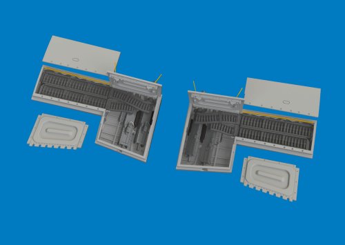 Przejdź do produktu Eduard 632216 - 1:32 P-51B/C wnęki uzbrojenia 3D