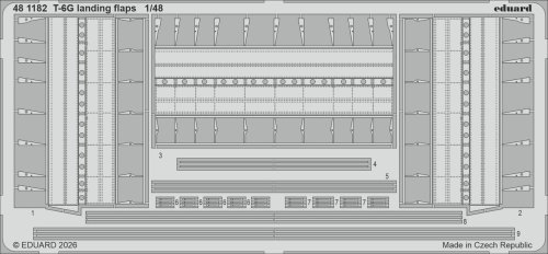 Przejdź do produktu Eduard 481182 - 1:48 T-6G klapy do lądowania