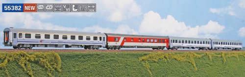 Przejdź do produktu ACME 55382 H0 - Zestaw wagonów EuroCity 106/107 Praha PKP/CD ep.V