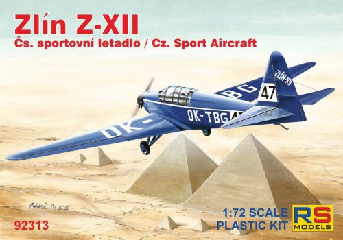 Przejdź do produktu RS Models 92313 - 1:72 Zlin Z-XII Cs. Sport Aircraft