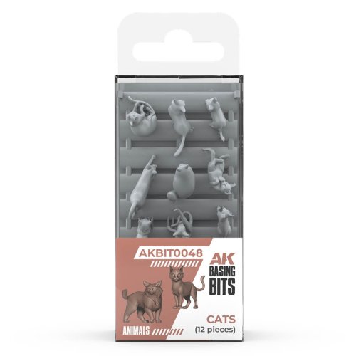 Przejdź do produktu AK Interactive BIT0048 - Koty - żywiczne figurki do dioram