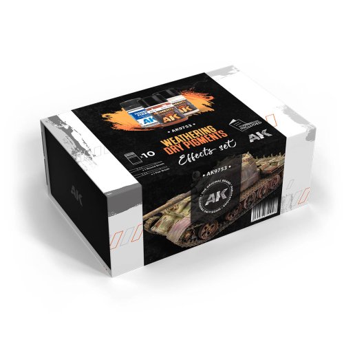 Przejdź do produktu AK Interactive 9753 - Weathering Dry Pigments - zestaw suchych pigmentów