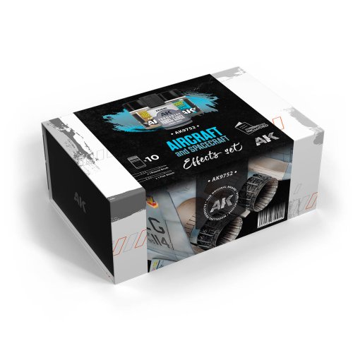 Przejdź do produktu AK Interactive 9752 - Aircraft & Spacecraft Effects Set - zestaw chemii modelarskiej do weatheringu