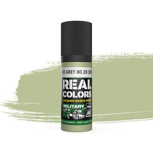 Przejdź do produktu AK Interactive RC866 - Farba Silver Grey No.28  BS381 17 ml
