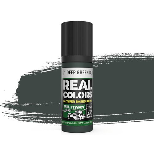 Przejdź do produktu AK Interactive RC954 - Farba IJN D1 Deep Green Black 17 ml